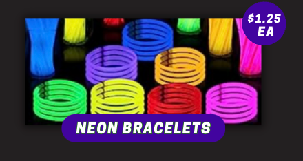 Neon bracelets