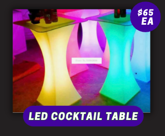 LED Cocktail Table