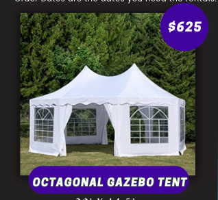 Octagonal Gazebo Tent